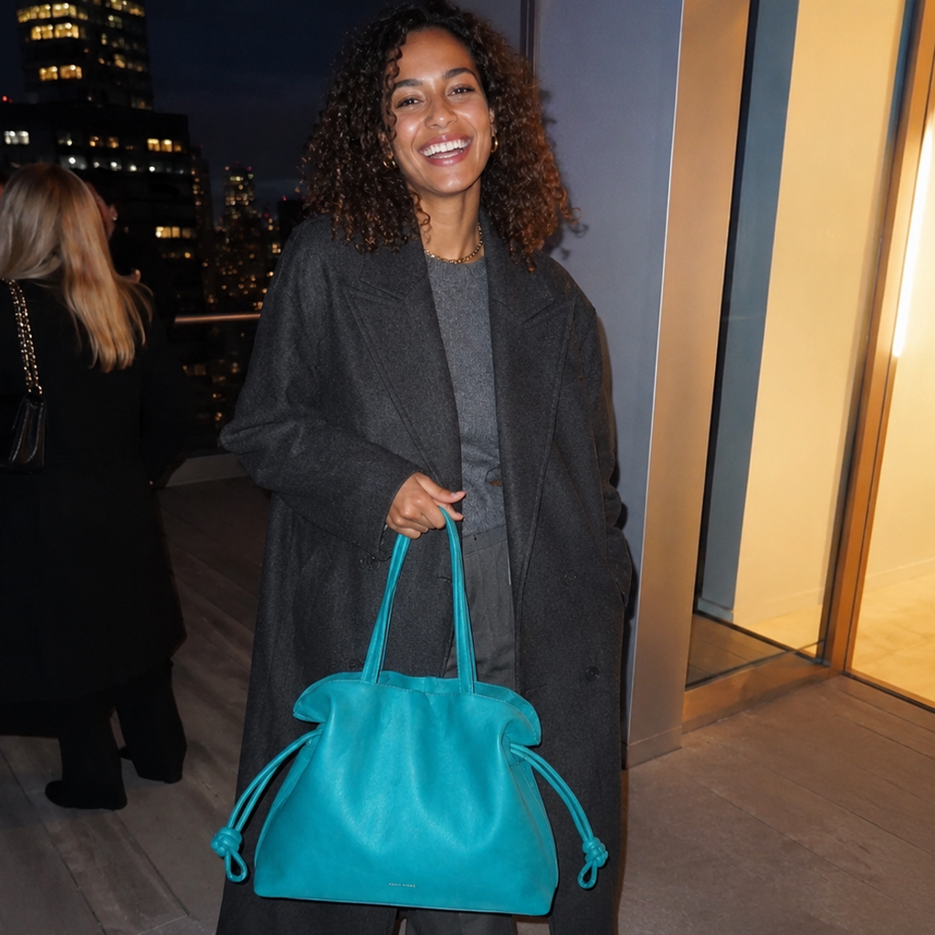 Large Emma Laptop Tote - Teal