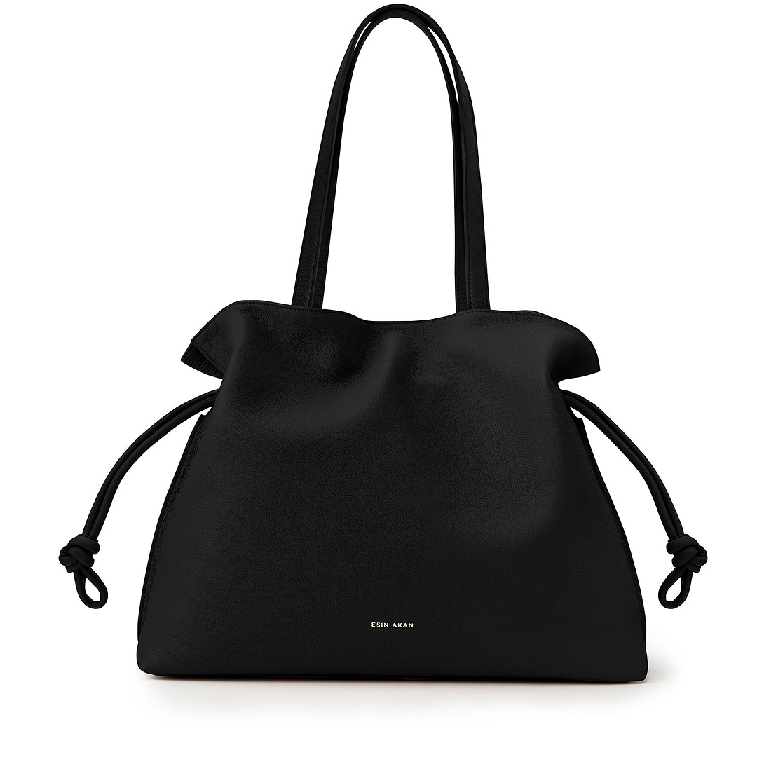 Large Emma Laptop Tote - Black