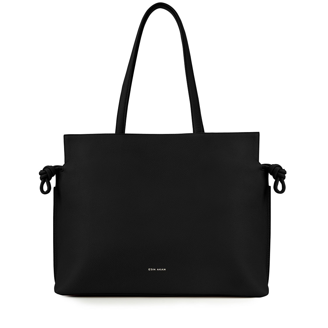 Large Emma Laptop Tote - Black
