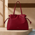 Large Emma Laptop Tote - Cherry Red