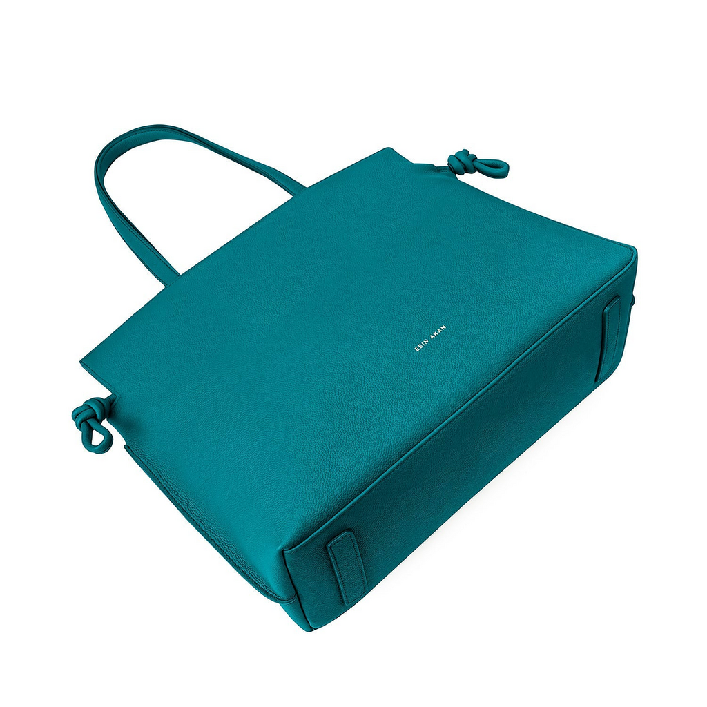 Large Emma Laptop Tote - Teal