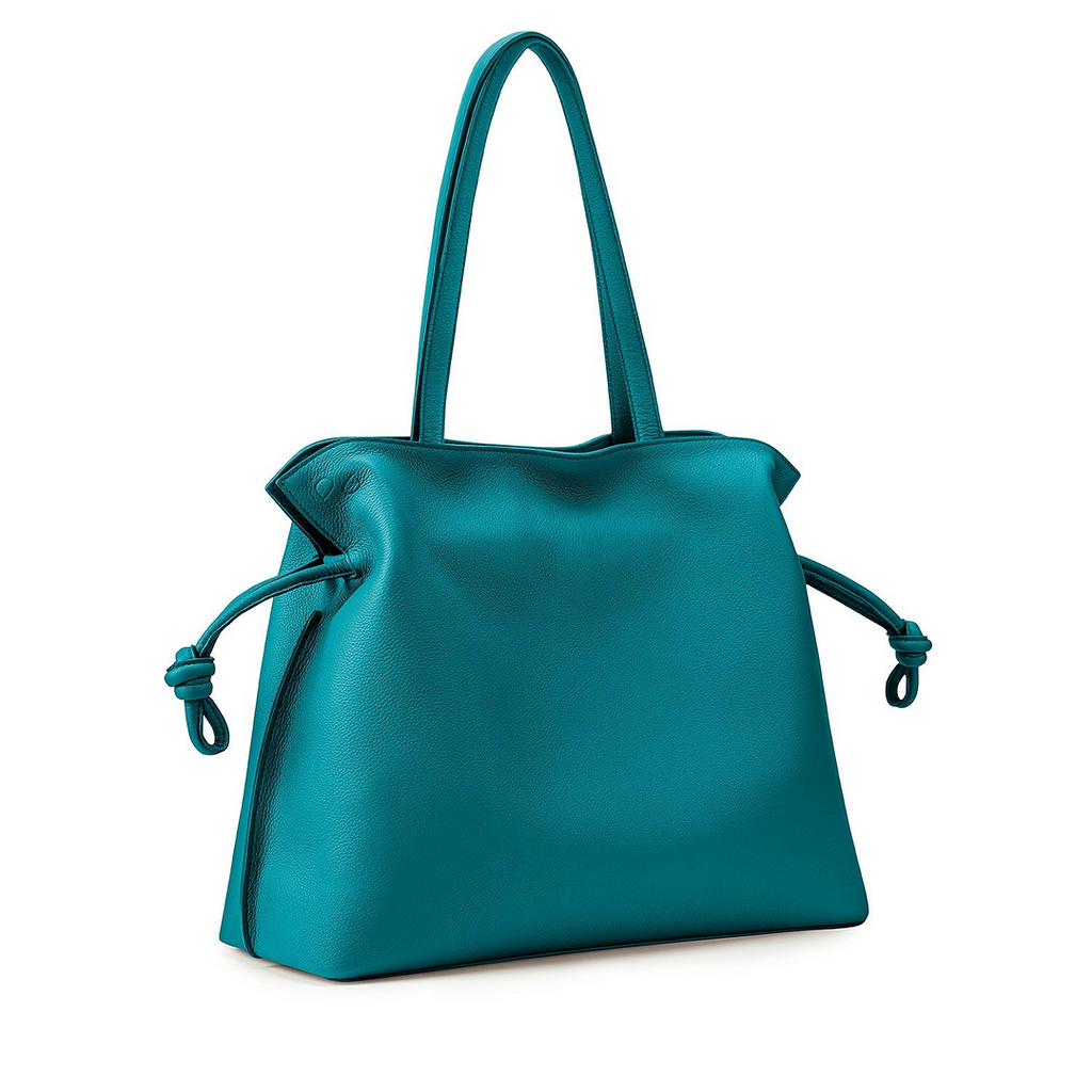 Large Emma Laptop Tote - Teal