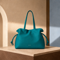 Large Emma Laptop Tote - Teal