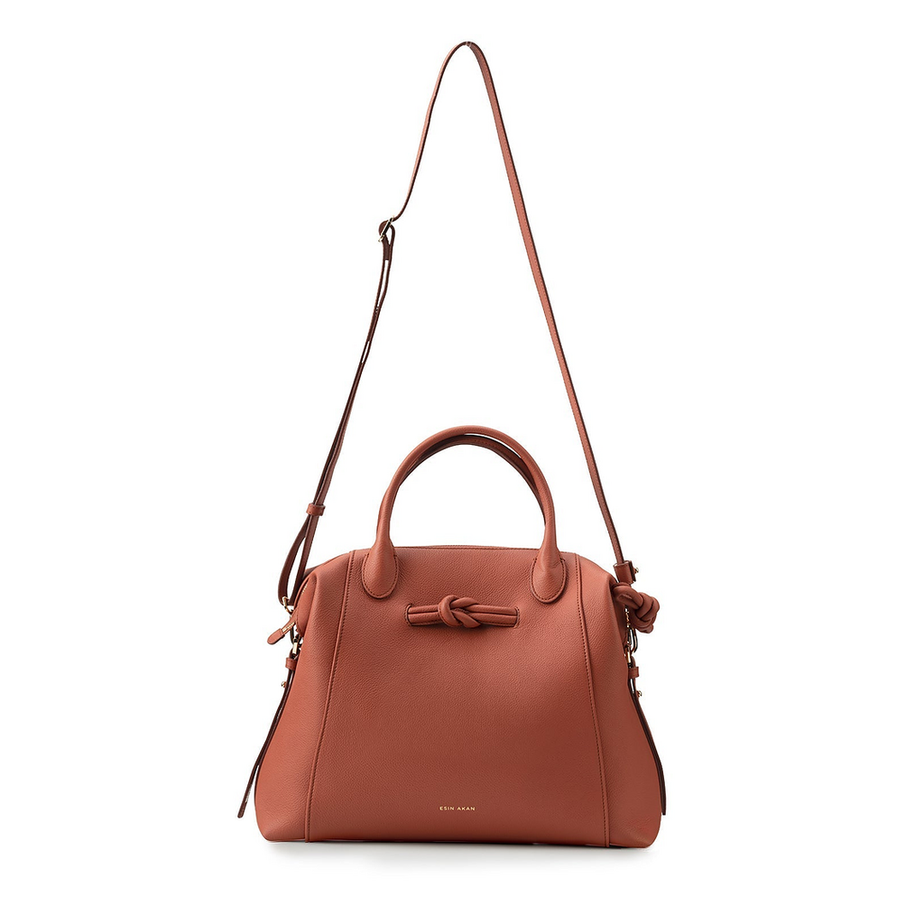 Wimbledon Leather Laptop Backpack - Tan