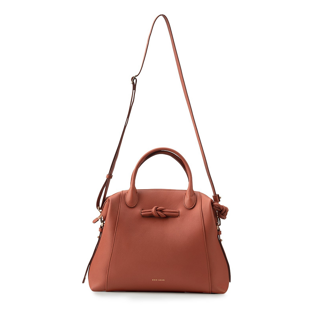 Wimbledon Leather Laptop Backpack - Tan