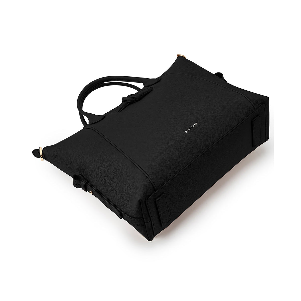 Wimbledon Leather Laptop Backpack - Black