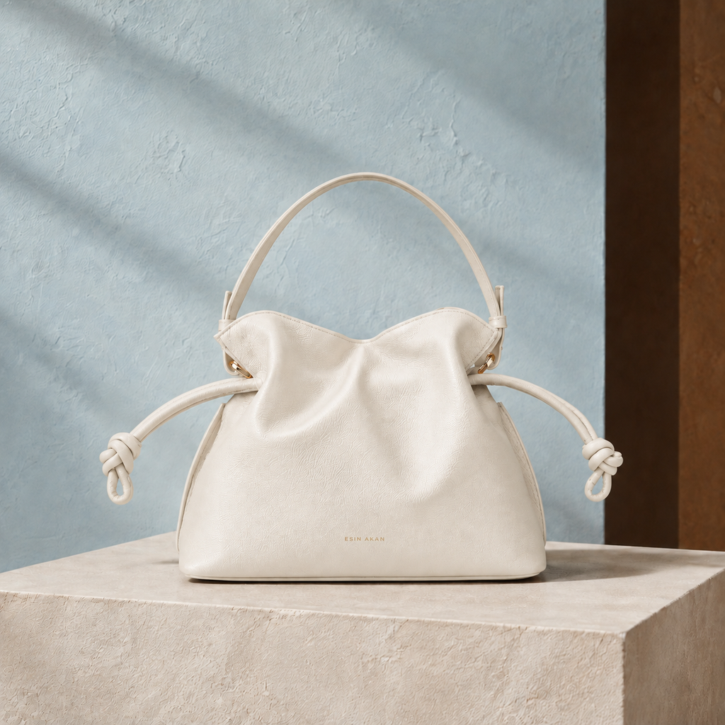 Midi Emma Convertible Tote - White