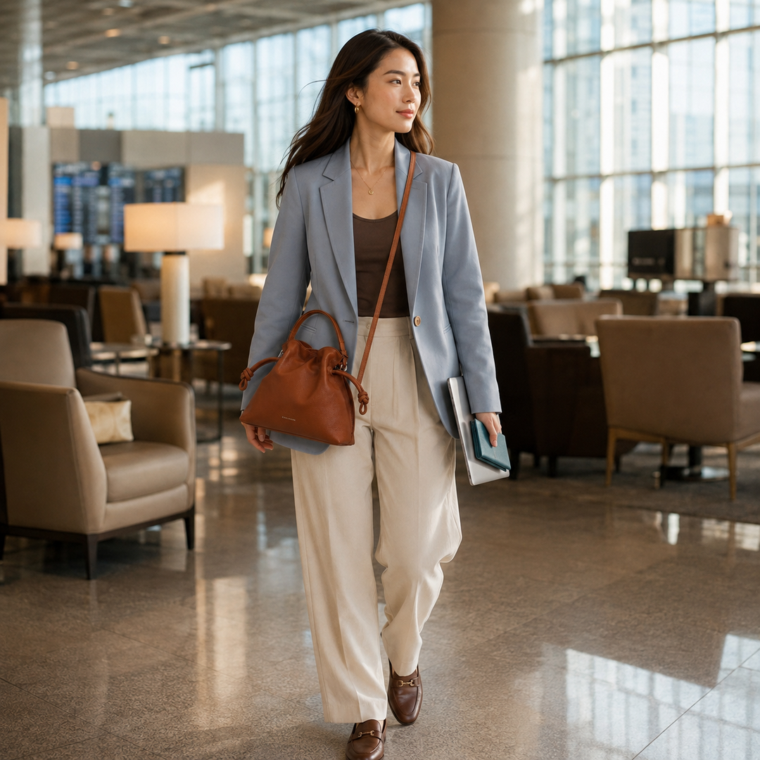 Midi Emma Convertible Tote - Tan