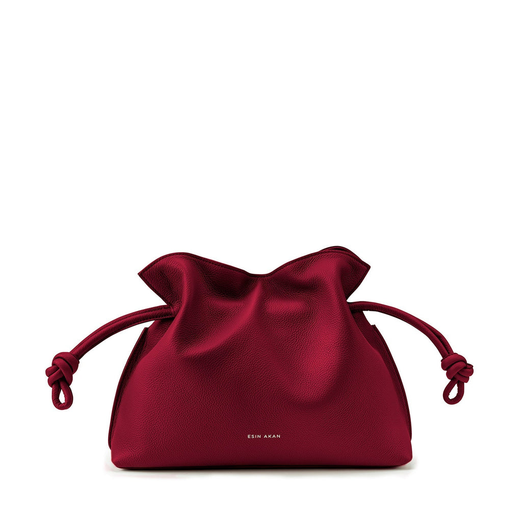 Midi Emma Convertible Tote - Cherry Red