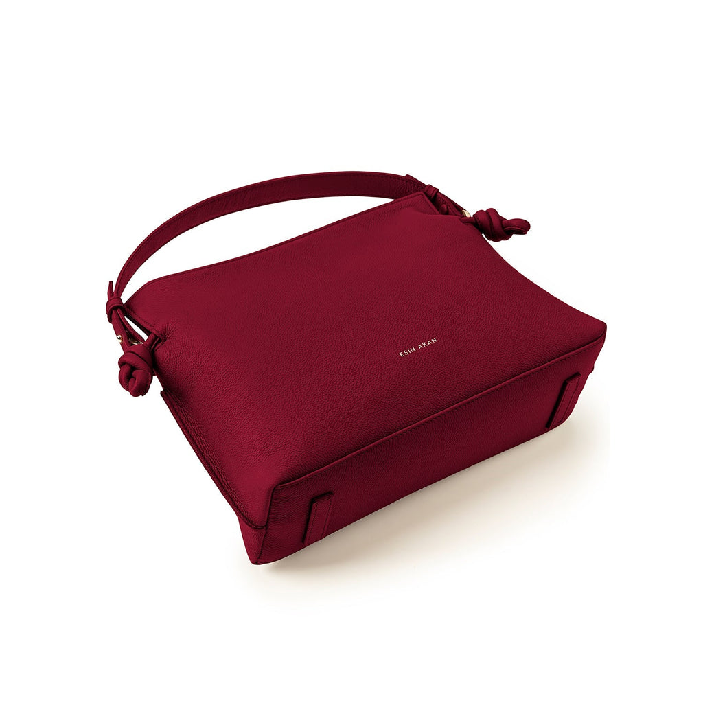 Midi Emma Convertible Tote - Cherry Red