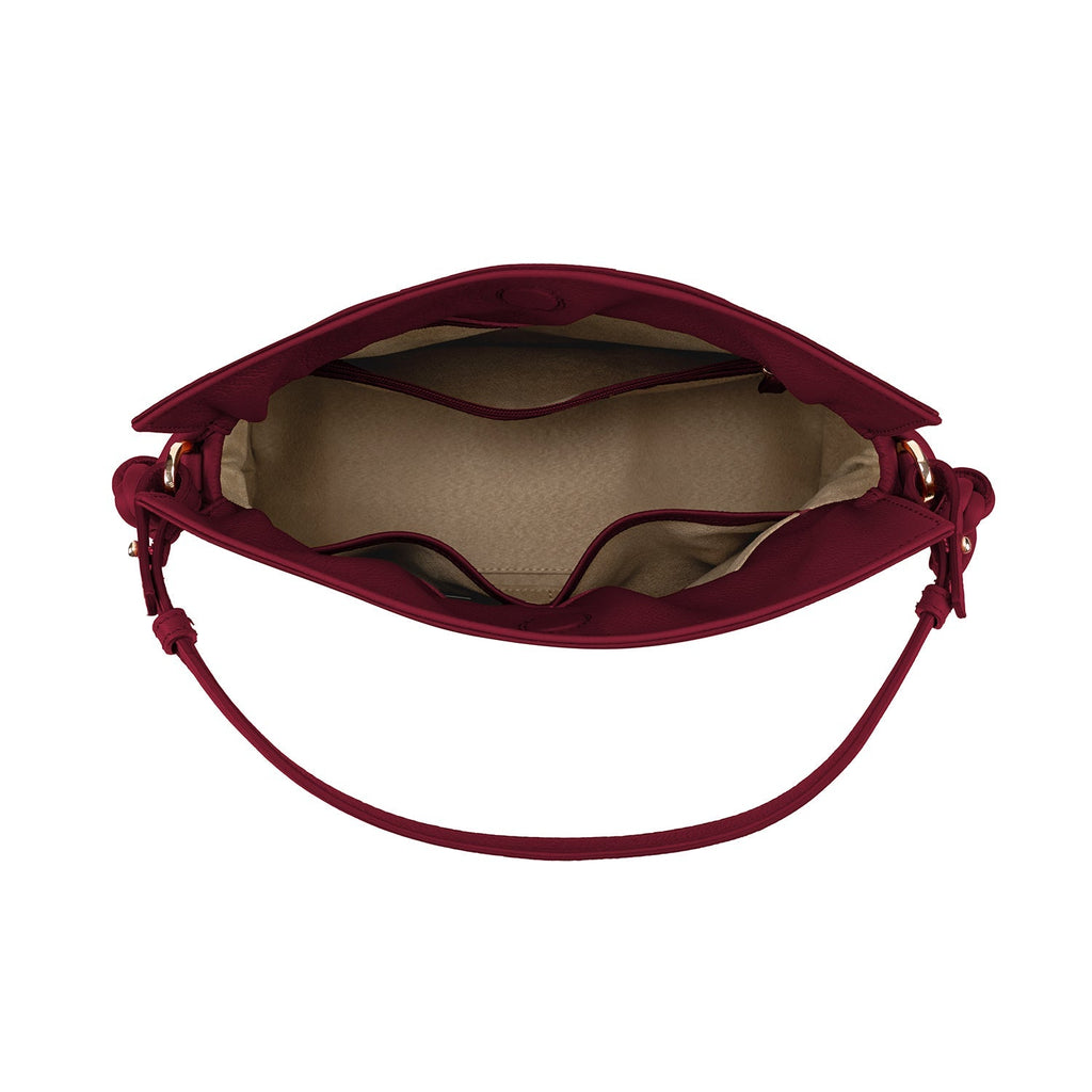 Midi Emma Convertible Tote - Cherry Red