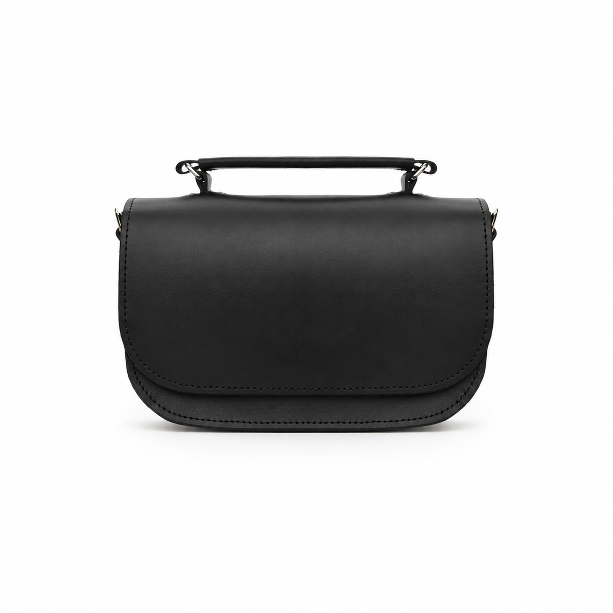 Aura Handmade Leather Bag - Black