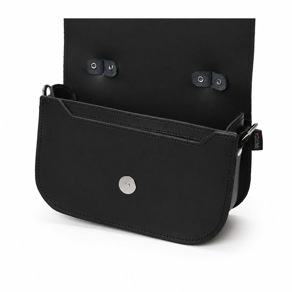 Aura Handmade Leather Bag - Black